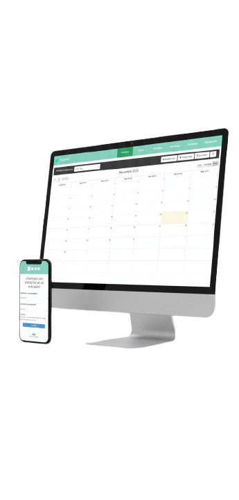 Interface completa do Agenda Barber em desktop mostrando painel administrativo
